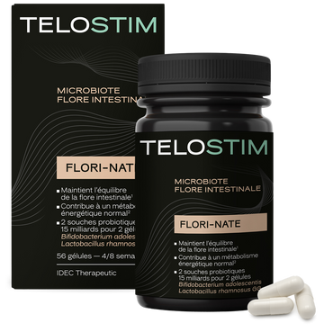 Flori-Nate — complément alimentaire Telostim, Déclin de B. adolescentis avec l'âge
