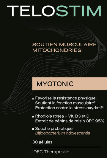 Myotonic — complément alimentaire Telostim, Fonction musculaire, récupération